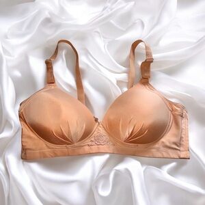 ROSE Intimate Full-Cup Padded Soft Peach Color Bra – Size 42C